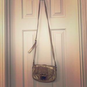 Gold Michael Kors crossbody